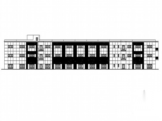 [北京通州]某工业开发区研发展示中心配套商业建筑扩初图...cad施工图下载【ID:164863114】