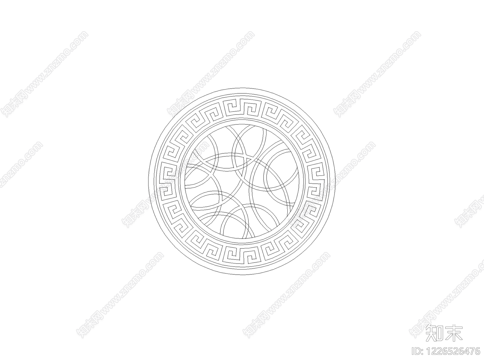 地面拼花CAD图纸
