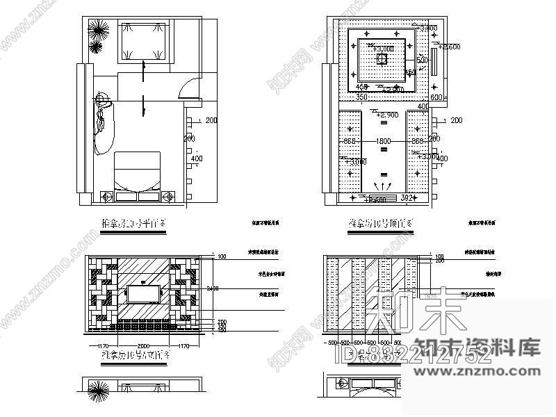 图块/节点某会馆推拿房立面图cad施工图下载【ID:832212752】