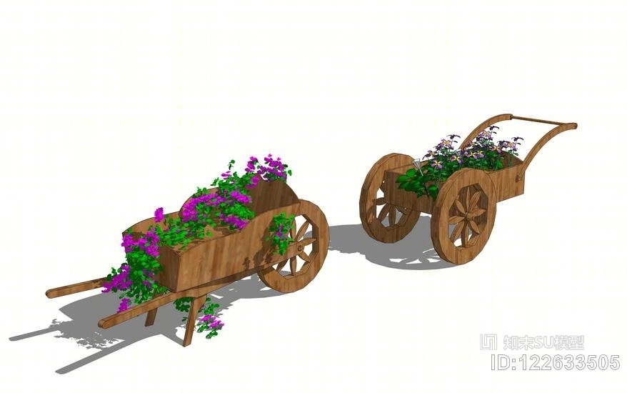 花箱SU模型下载【ID:122633505】
