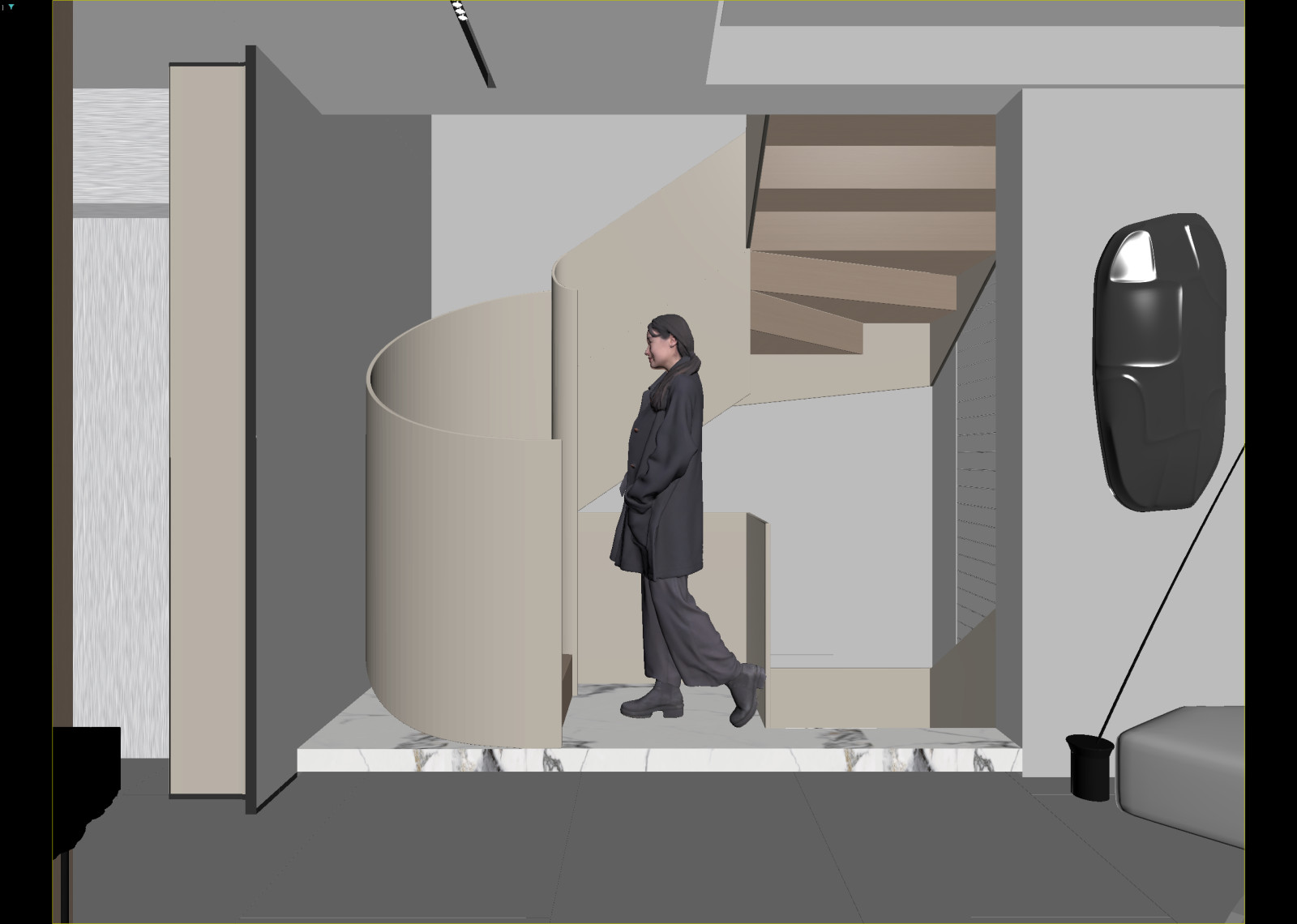 现代玄关3D模型下载【ID:1215035819】