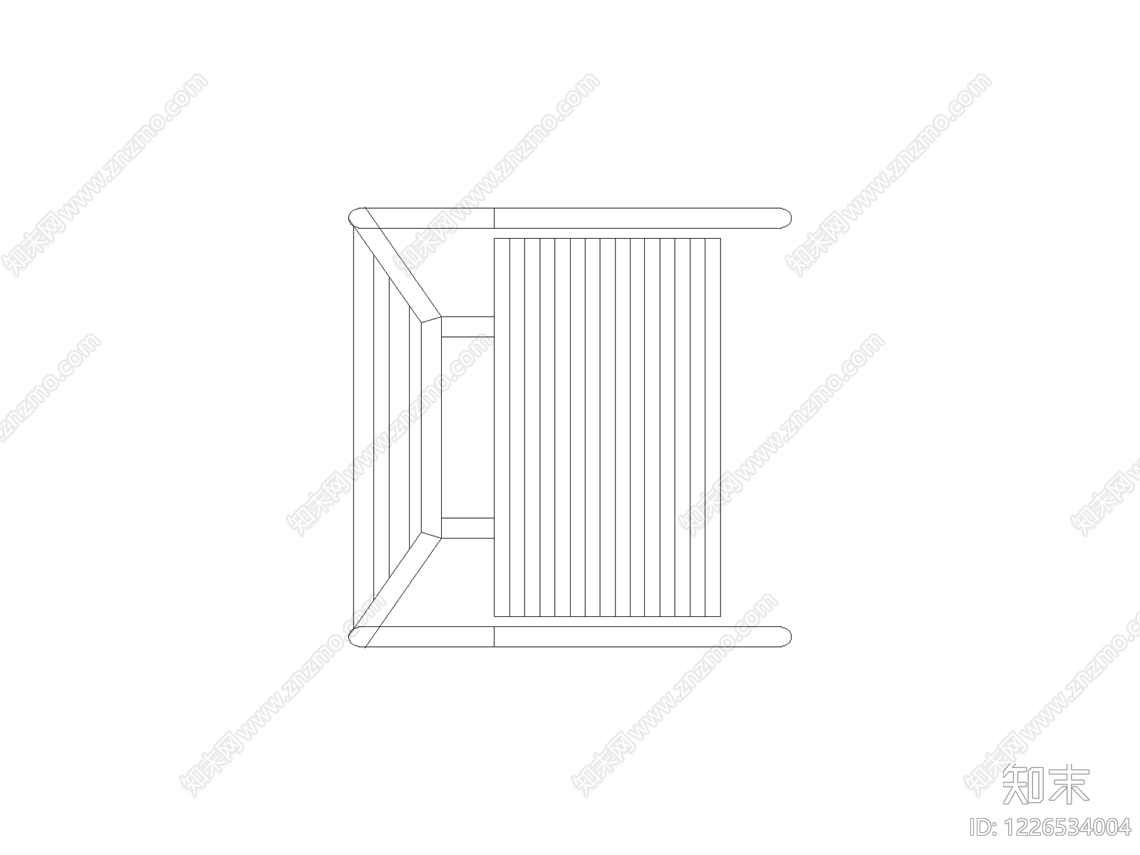 工装设计平立面常用图块cad施工图下载【ID:1226534004】