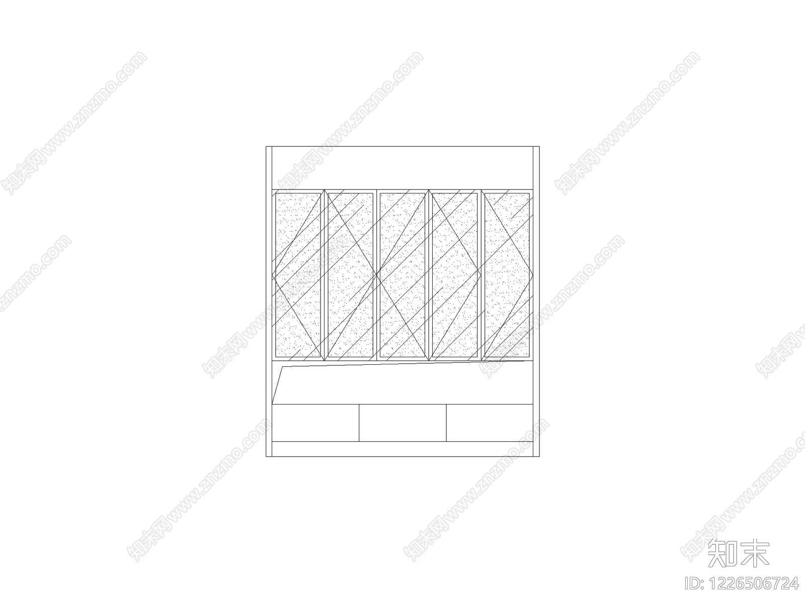 柜子cad施工图下载【ID:1226506724】