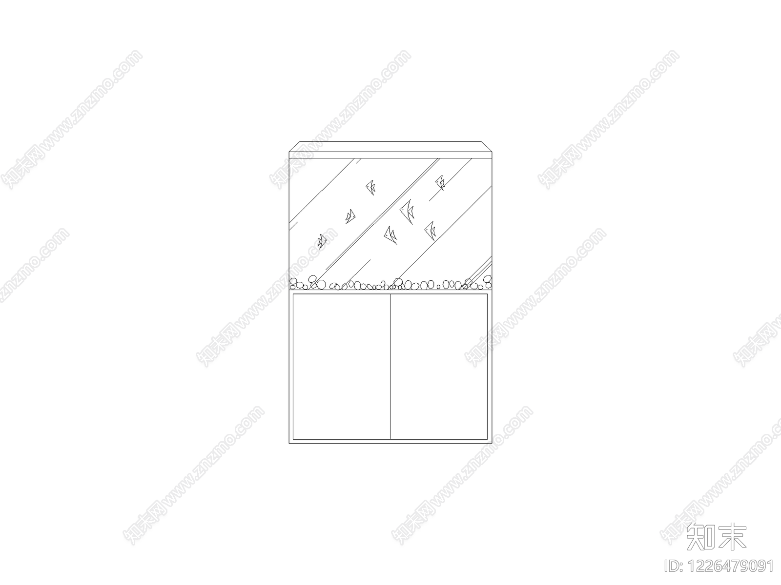 柜子cad施工图下载【ID:1226479091】