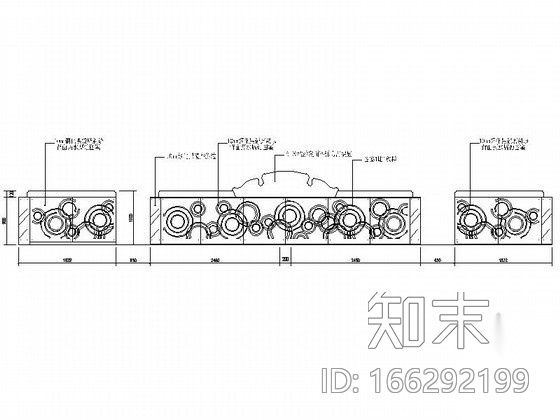 演艺夜总会外场室内改造装修图施工图下载【ID:166292199】