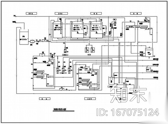 某垃圾渗滤液MBR全套图纸cad施工图下载【ID:167075124】