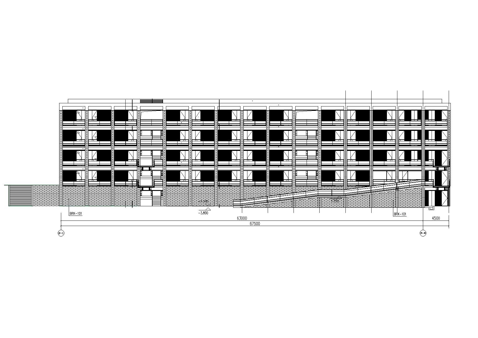 [惠州]华润小径湾大学建筑施工图_含水暖电cad施工图下载【ID:166208139】