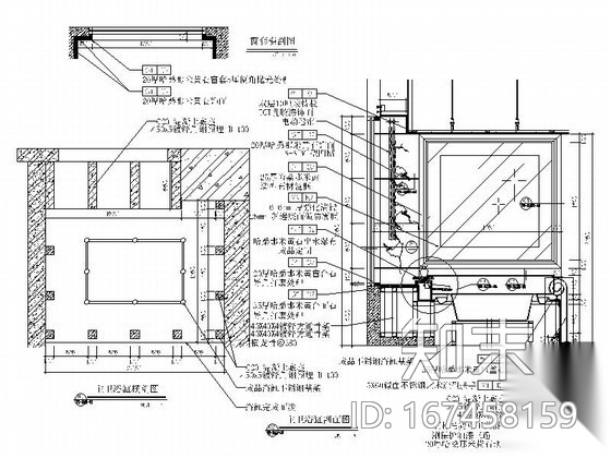 [深圳]精装酒店客房BI型套房室内施工图cad施工图下载【ID:167458159】