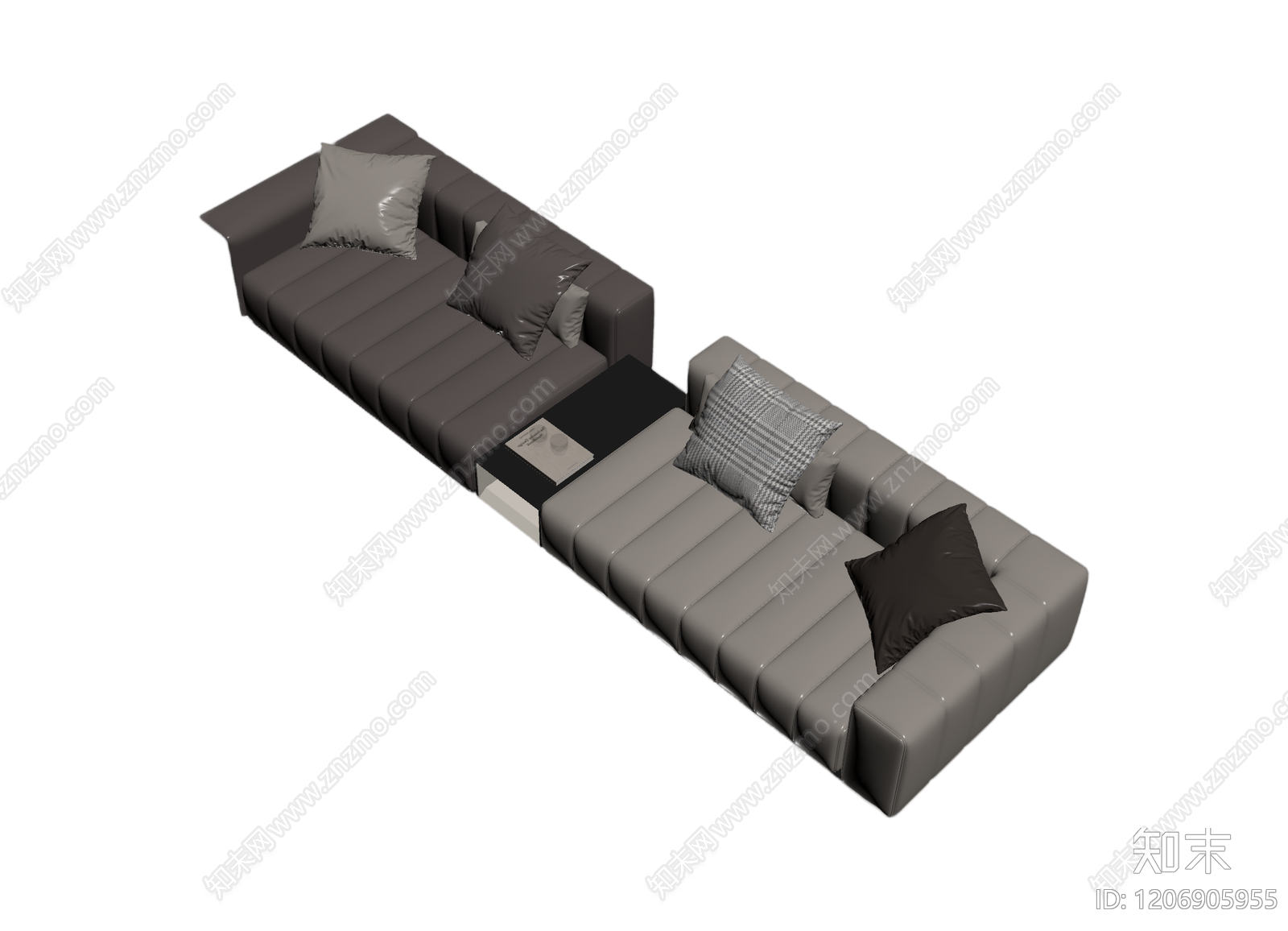 模块化沙发组合3D模型下载【ID:1206905955】