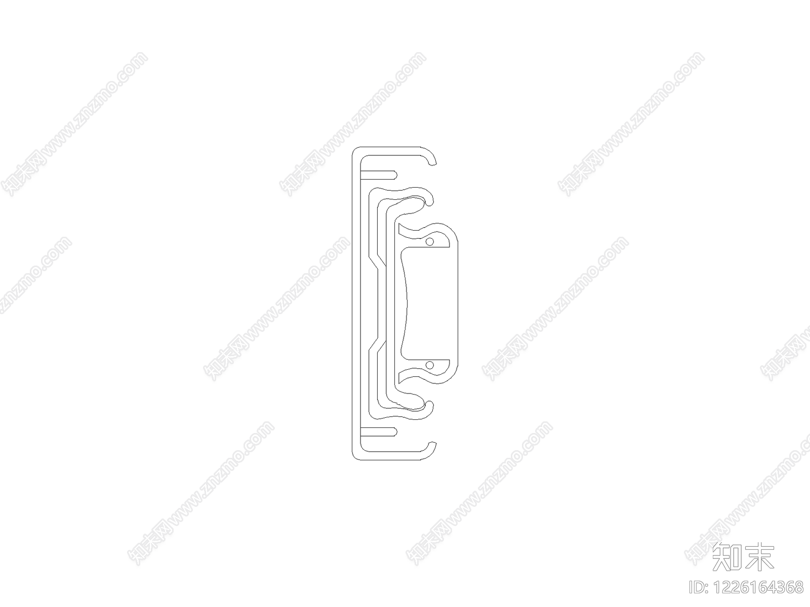 五金管件cad施工图下载【ID:1226164368】