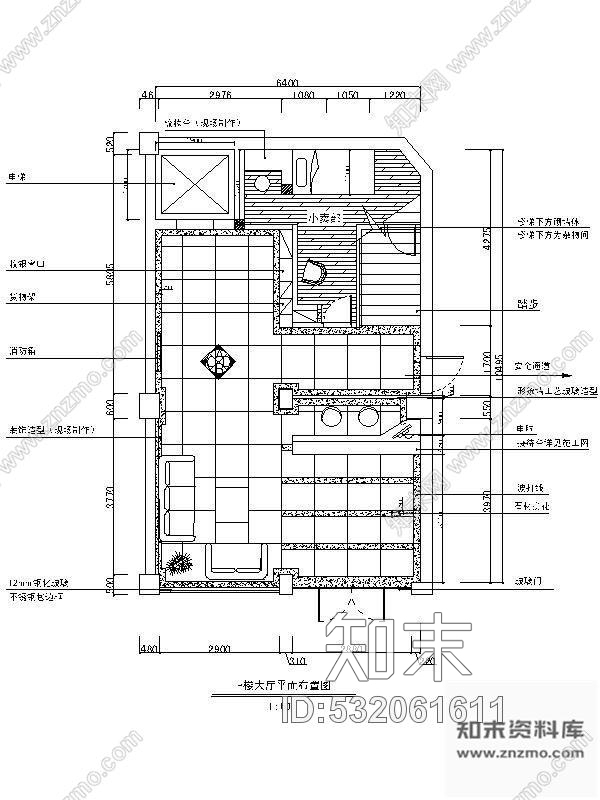 施工图人劳局宾馆装饰装修图cad施工图下载【ID:532061611】