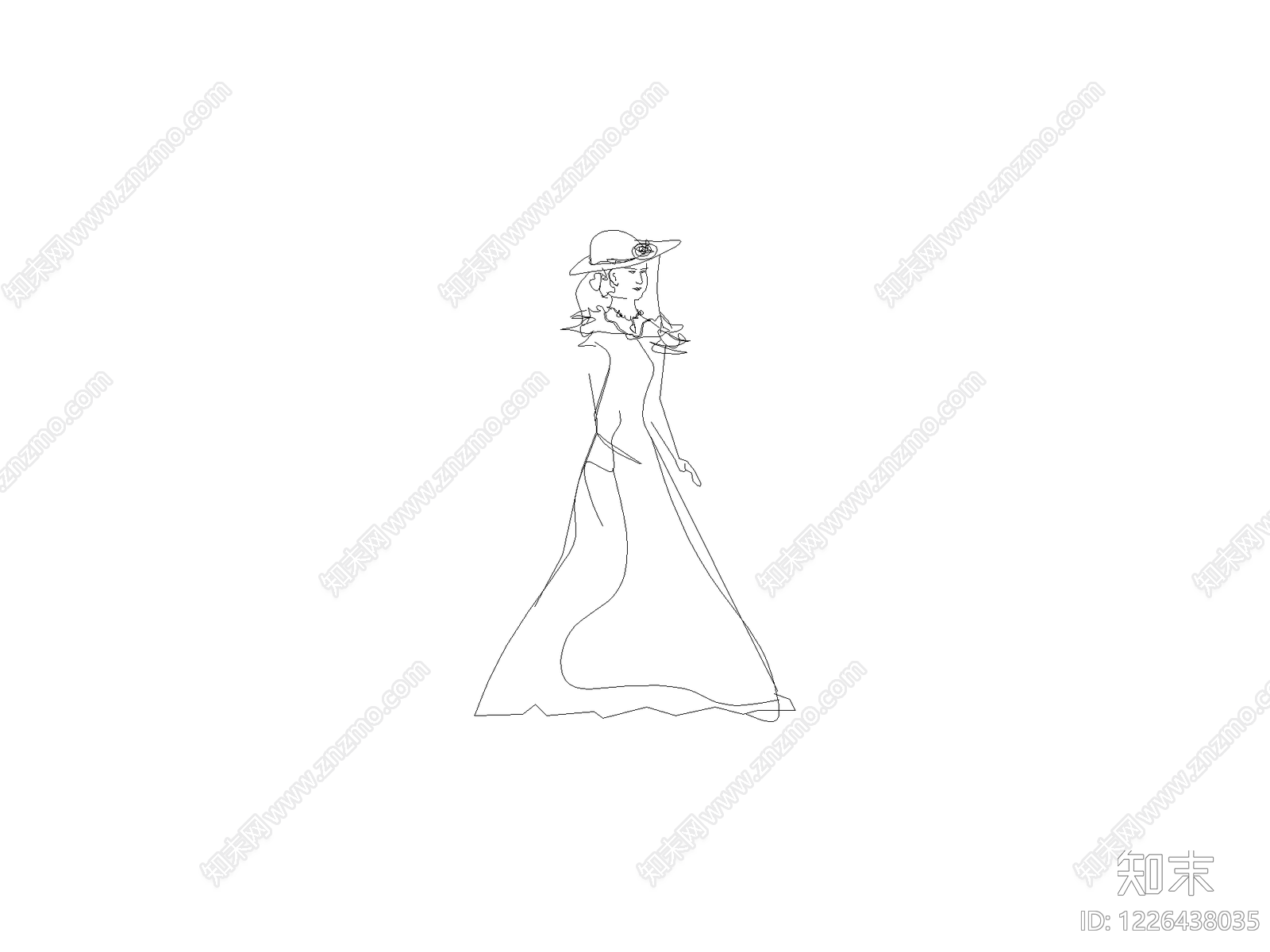人物cad施工图下载【ID:1226438035】