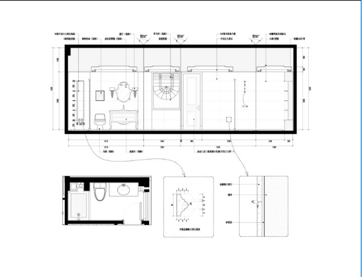 星海湾家装设计完整施工图及高清效果图cad施工图下载【ID:161689125】