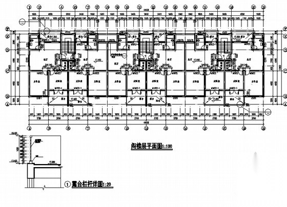 某七层单元式多层住宅建筑施工图施工图下载【ID:167627111】