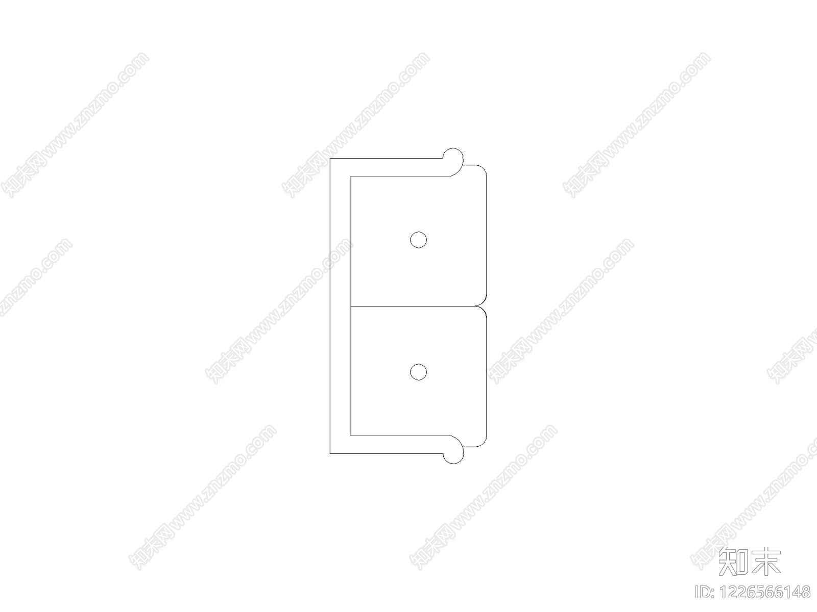 柜子cad施工图下载【ID:1226566148】