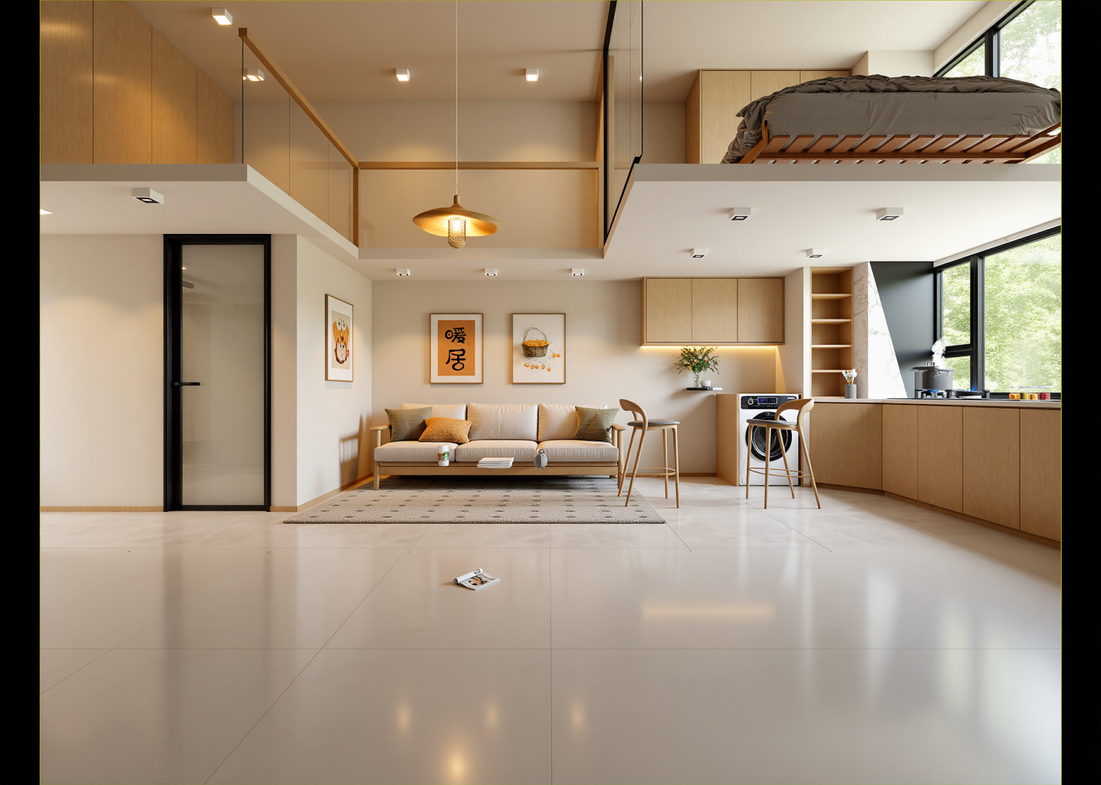 日式客餐厅3D模型下载【ID:1214791371】