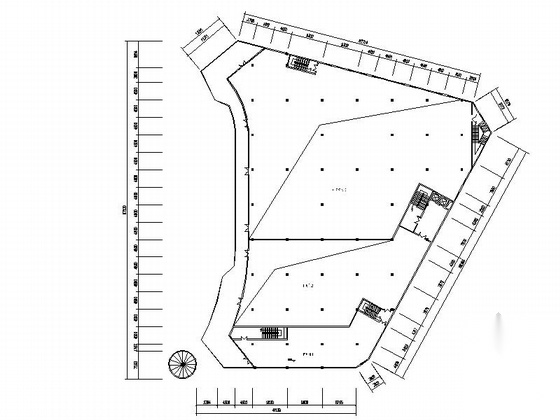 贴瓦屋面高层单公寓建筑施工图cad施工图下载【ID:165602170】