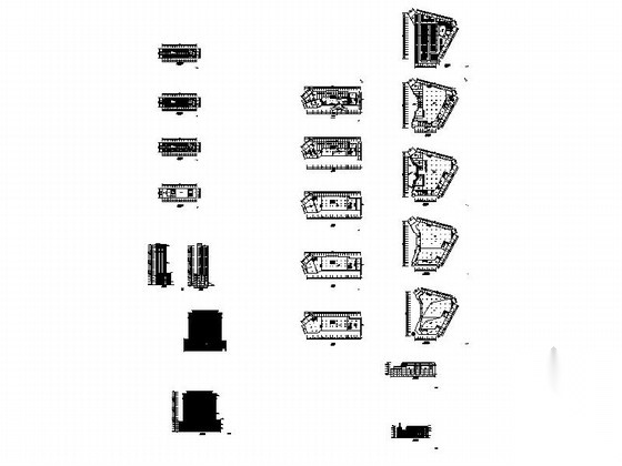 贴瓦屋面高层单公寓建筑施工图cad施工图下载【ID:165602170】