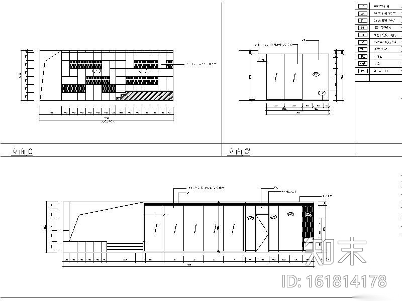 [上海]某精装会所设计施工图cad施工图下载【ID:161814178】