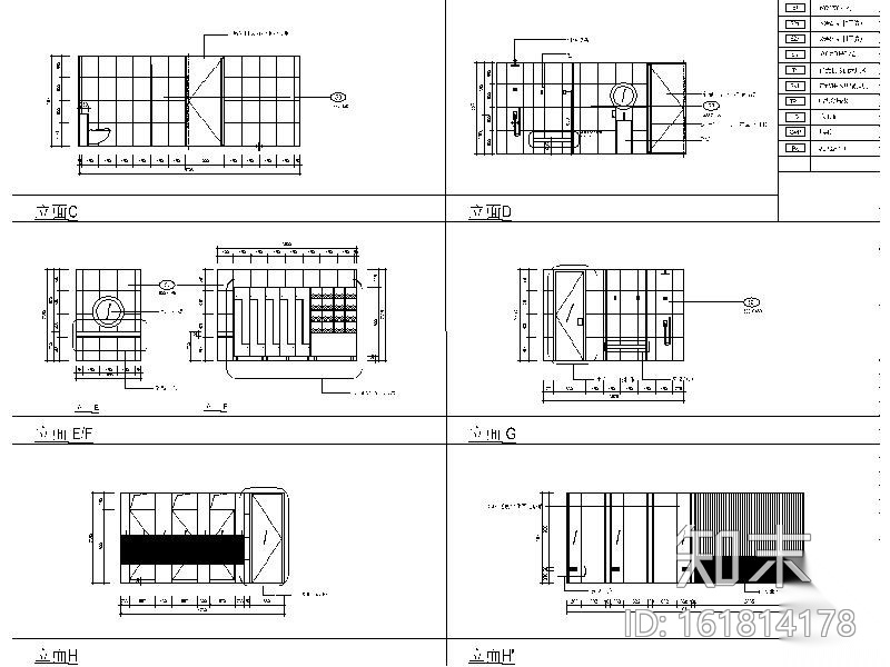 [上海]某精装会所设计施工图cad施工图下载【ID:161814178】