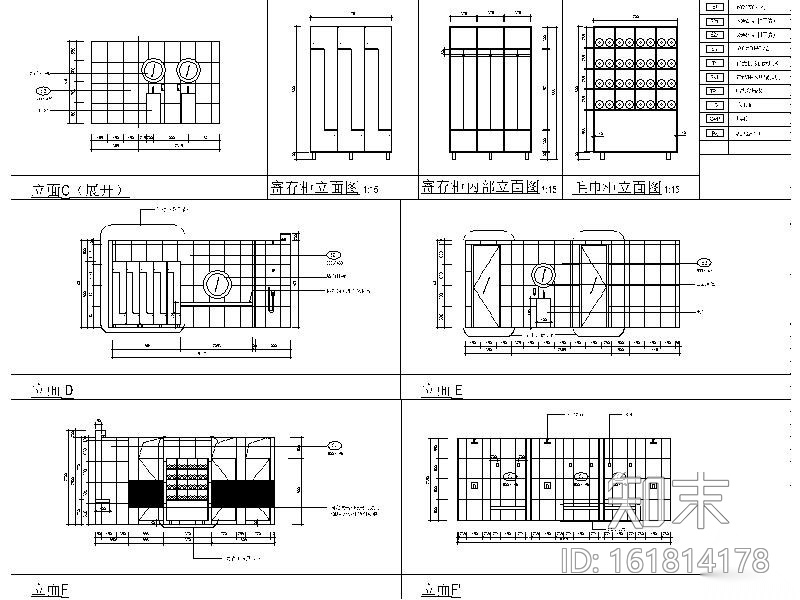 [上海]某精装会所设计施工图cad施工图下载【ID:161814178】