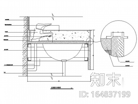 [广州]环境幽雅一级学校现代风格教学楼CAD装修施工图cad施工图下载【ID:164837199】