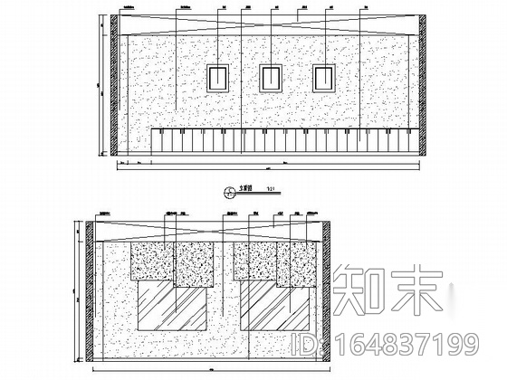 [广州]环境幽雅一级学校现代风格教学楼CAD装修施工图cad施工图下载【ID:164837199】