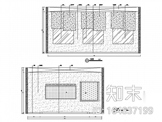 [广州]环境幽雅一级学校现代风格教学楼CAD装修施工图cad施工图下载【ID:164837199】
