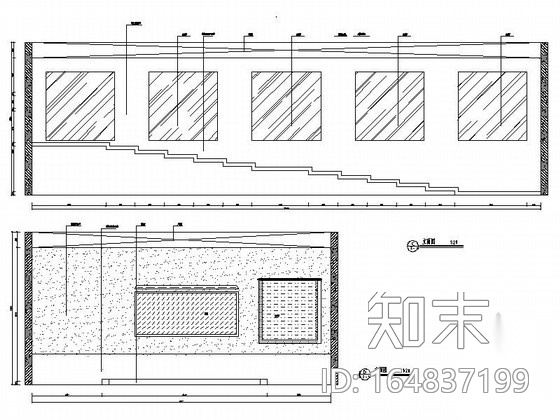 [广州]环境幽雅一级学校现代风格教学楼CAD装修施工图cad施工图下载【ID:164837199】