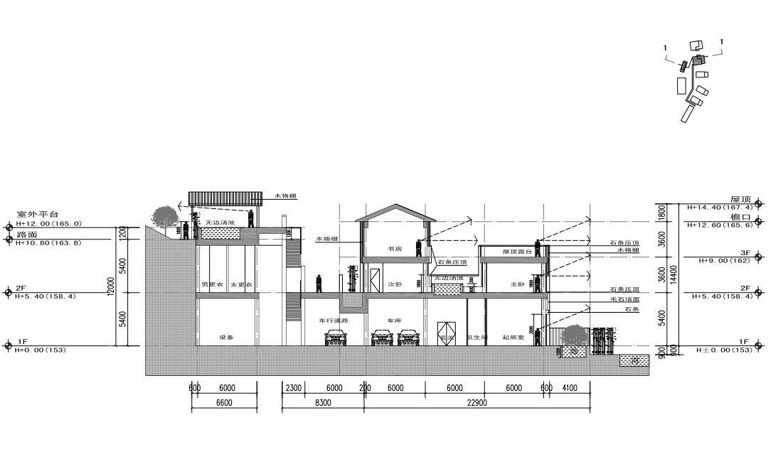 [浙江]宁海森林温泉度假区建筑方案设计（PDF+83页）cad施工图下载【ID:166330137】