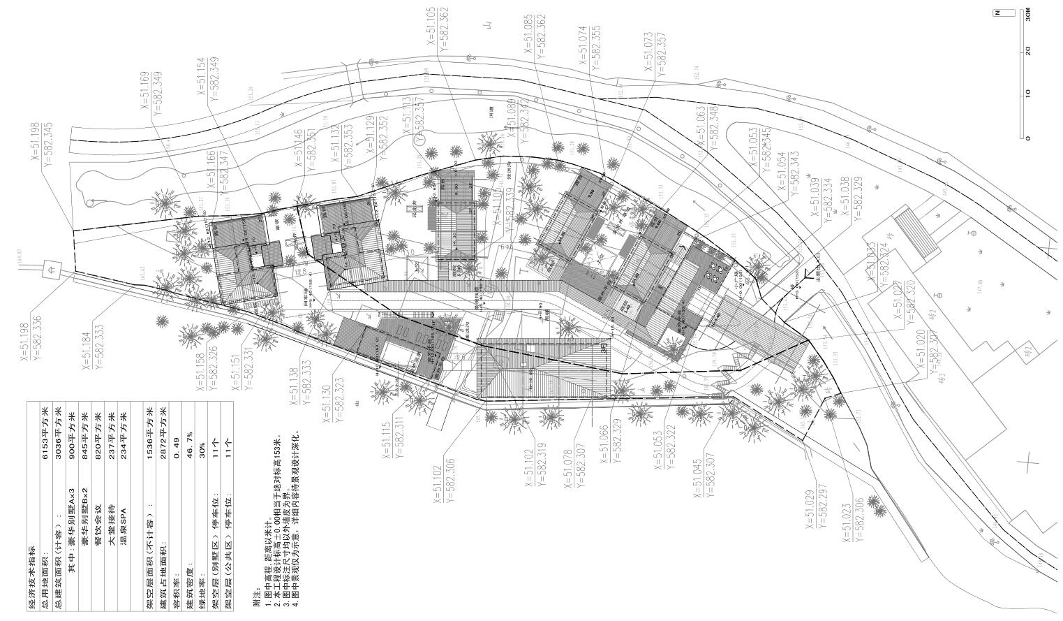 [浙江]宁海森林温泉度假区建筑方案设计（PDF+83页）cad施工图下载【ID:166330137】