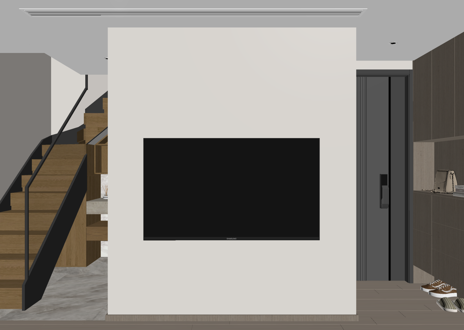 现代玄关3D模型下载【ID:1214595822】