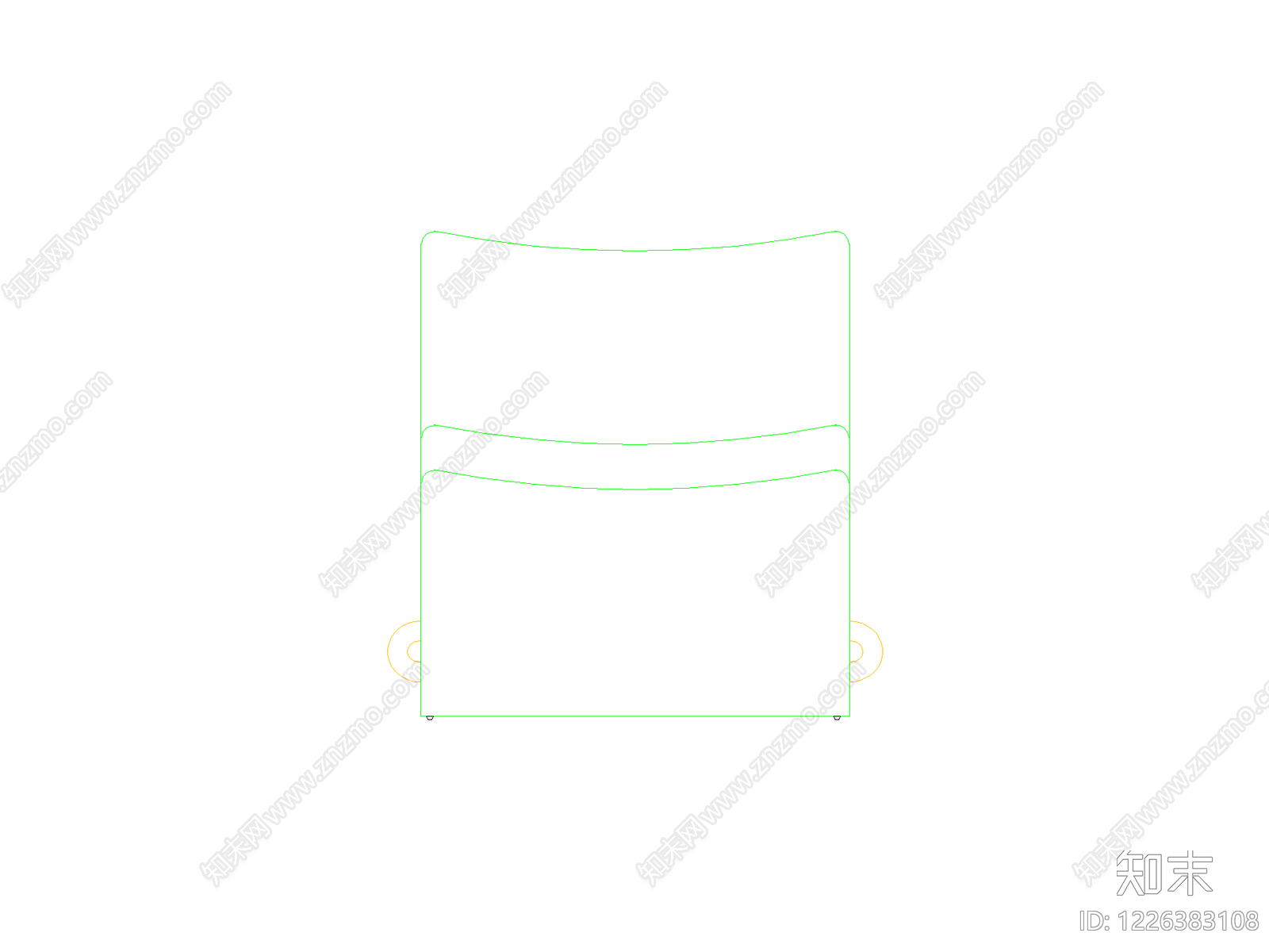 柜子cad施工图下载【ID:1226383108】