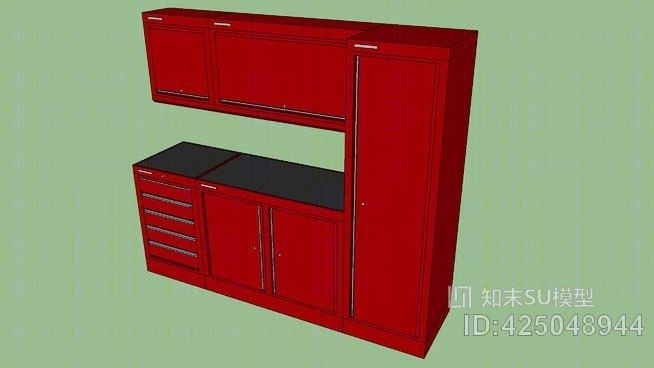 CK-240柜成套组件SU模型下载【ID:425048944】