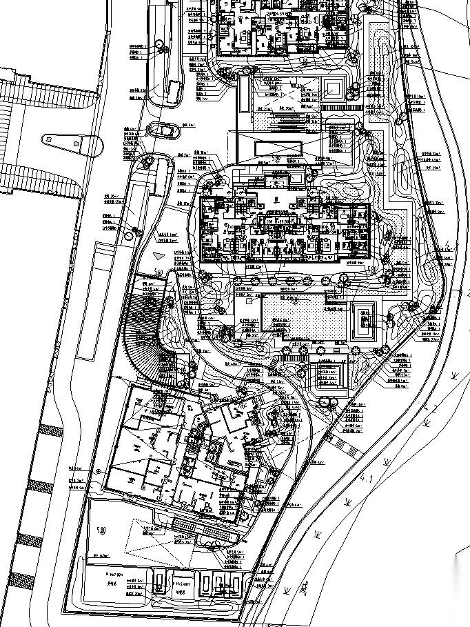 [上海]新古典地杰A地块景观绿化施工图设计施工图下载【ID:161067181】