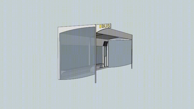 公交站SU模型下载【ID:930137631】