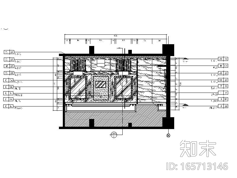 [上海]豪华五星酒店室内设计施工图（含效果图）cad施工图下载【ID:165713146】