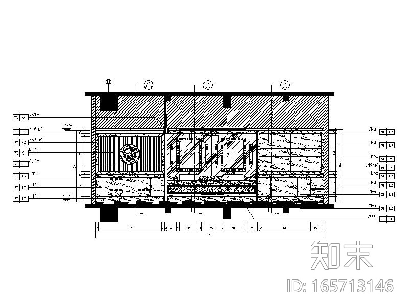 [上海]豪华五星酒店室内设计施工图（含效果图）cad施工图下载【ID:165713146】