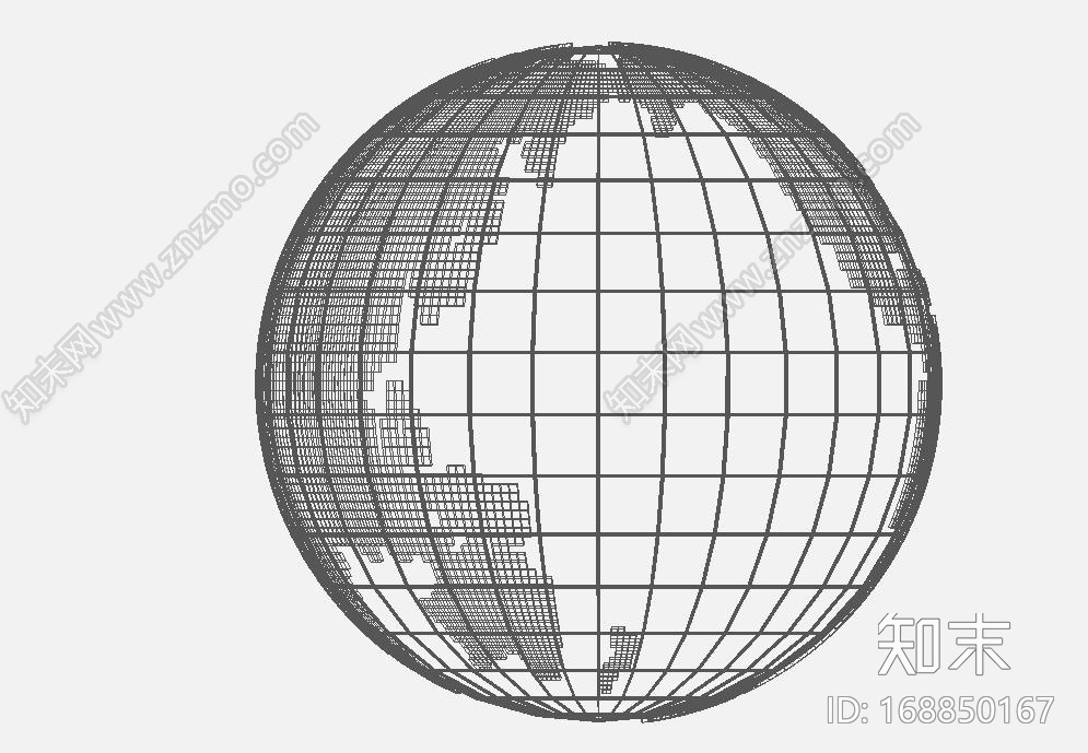 地球仪模型CG模型下载【ID:168850167】