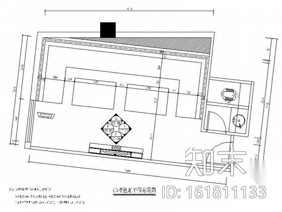 [厦门]量贩式KTV包厢室内装修施工图cad施工图下载【ID:161811133】