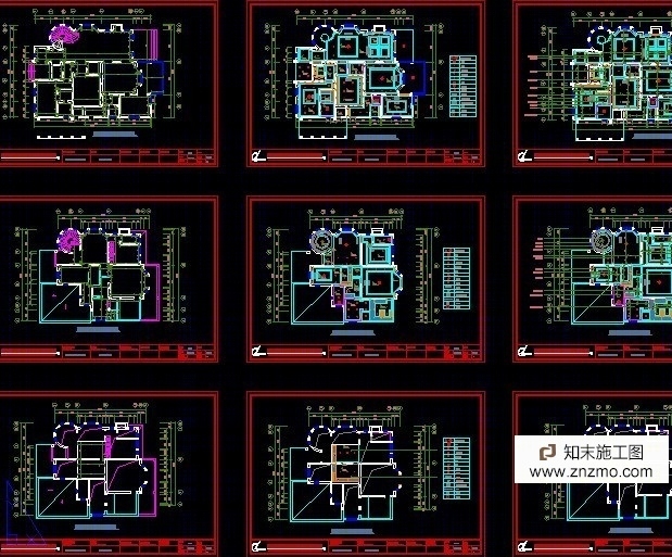上海古北庄园2C独立别墅cad施工图下载【ID:36897468】