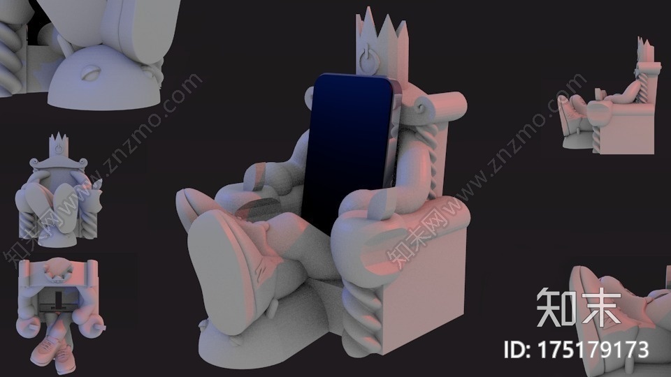 低调奢华有内涵iThrone3d打印模型下载【ID:175179173】