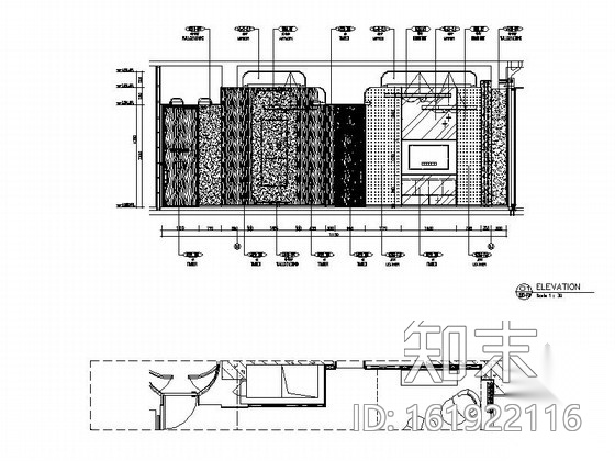 [海南]超大型世界级豪华酒店客房部分室内施工图cad施工图下载【ID:161922116】