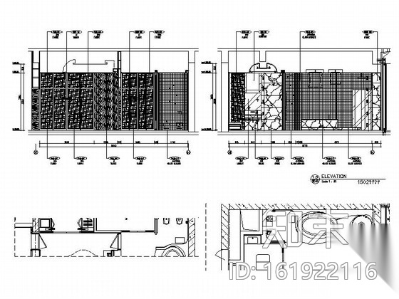 [海南]超大型世界级豪华酒店客房部分室内施工图cad施工图下载【ID:161922116】