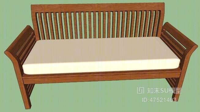 榻榻米床SU模型下载【ID:518159945】
