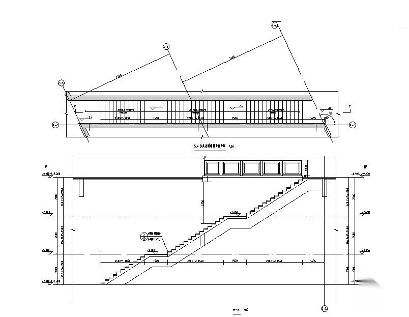 高速公路服务区全套建筑施工图2017cad施工图下载【ID:151679129】