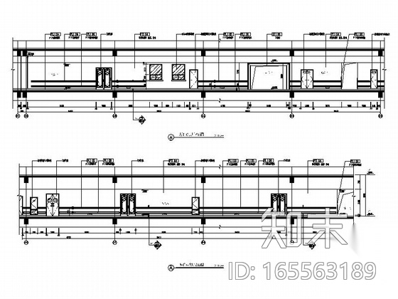 [内蒙]精品现代风格医院研究所室内装修施工图（含效果）施工图下载【ID:165563189】