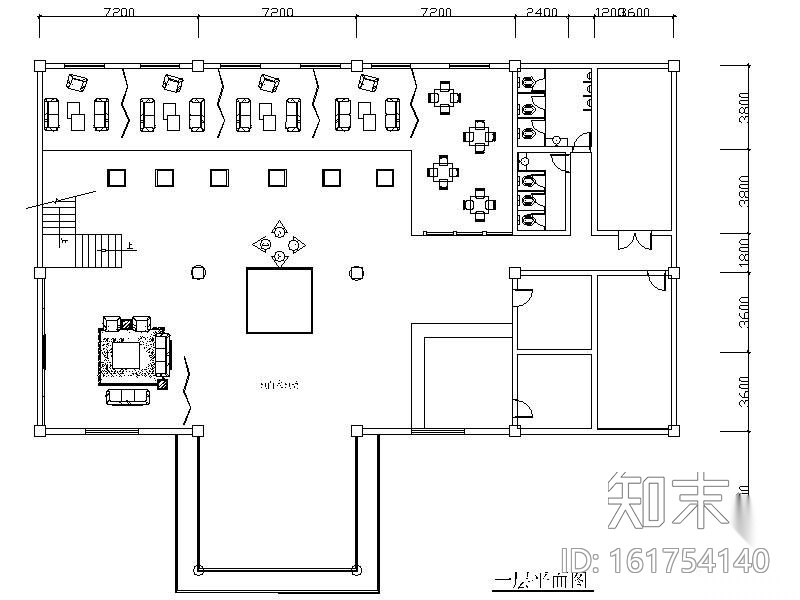 [重庆]某中式售楼中心装修图（含效果）cad施工图下载【ID:161754140】