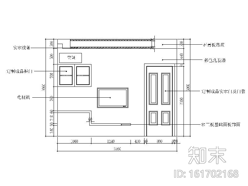 中式风格别墅住宅设计CAD施工图（含效果图）cad施工图下载【ID:161702168】