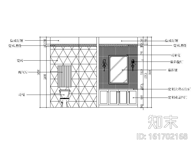 中式风格别墅住宅设计CAD施工图（含效果图）cad施工图下载【ID:161702168】